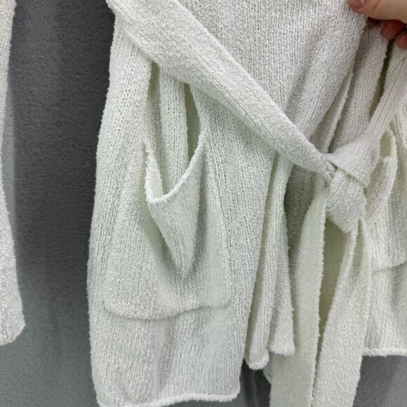 Lilly Pulitzer Womens Coconut Long Sleeve Open Front Tie Waist Cardigan Medium - Picture 7 of 10